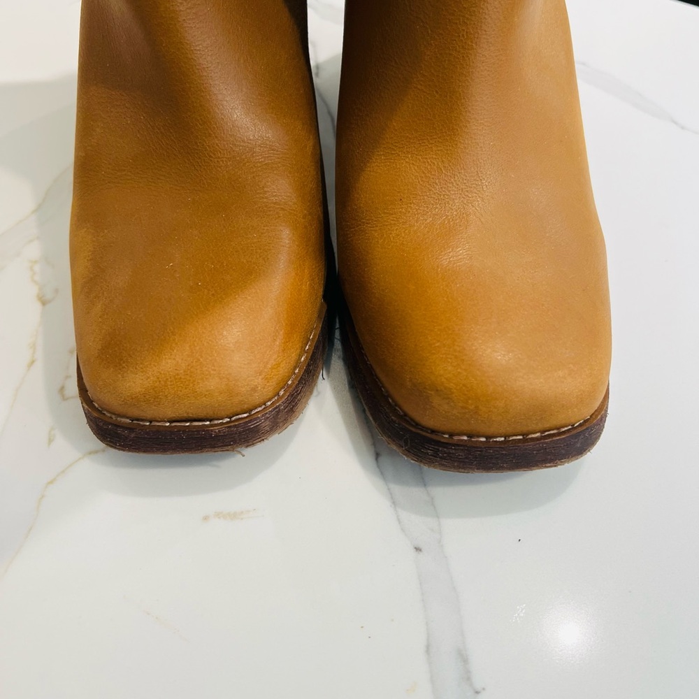 Crown Vintage boho festival 70’s knee high leather boot size 11 - Picture 5 of 8